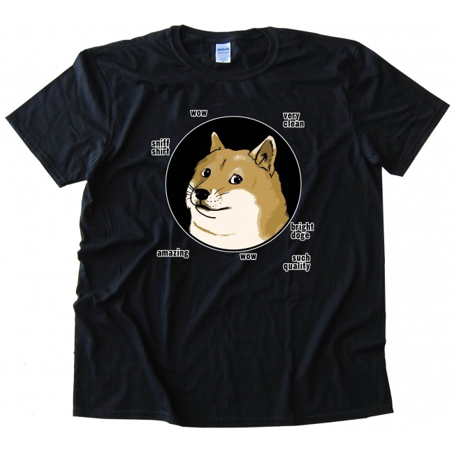 Nerds : Doge Circle Shiba Inu Amazing - Tee Shirt