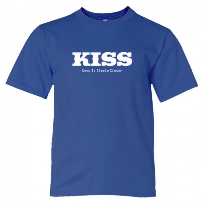 Kiss Keep It Simple Sister - Tee Shirt