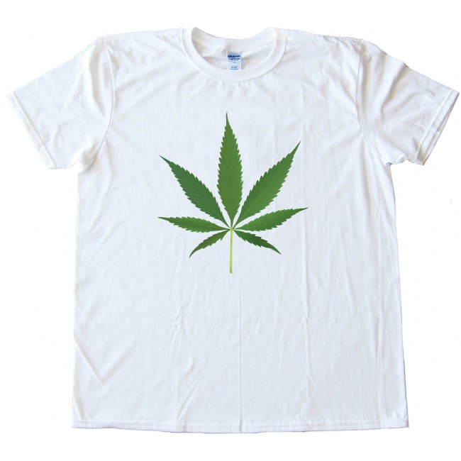 Big Marijuana Leaf Pot Weed Tee Shirt