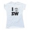 Womens I Love Star Wars Tee Shirt