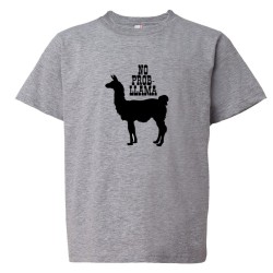 Youth Sized No Problem Prob Llama Animal - Tee Shirt