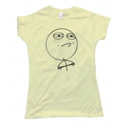 Womens Challenge Accepted Rage Face Shirt Tee Shirt