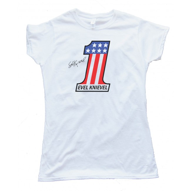 Evel Knievel Logo Baseball 3/4 Sleeve T-Shirt - Shirtstore