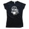 Womens Laughing Pirate Skull - Tee Shirt