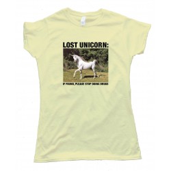 Womens Lost Unicorn - Tee Shirt