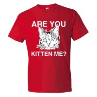 Are You Kitten Me? Cat Person - Tee Shirt