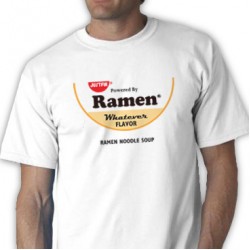 Powered By Ramen Tee Shirt