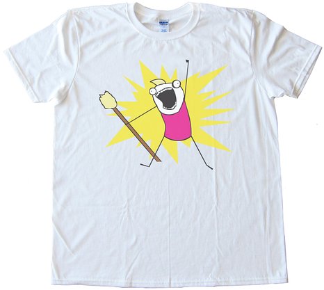 All The Things Rage Face Tee Shirt