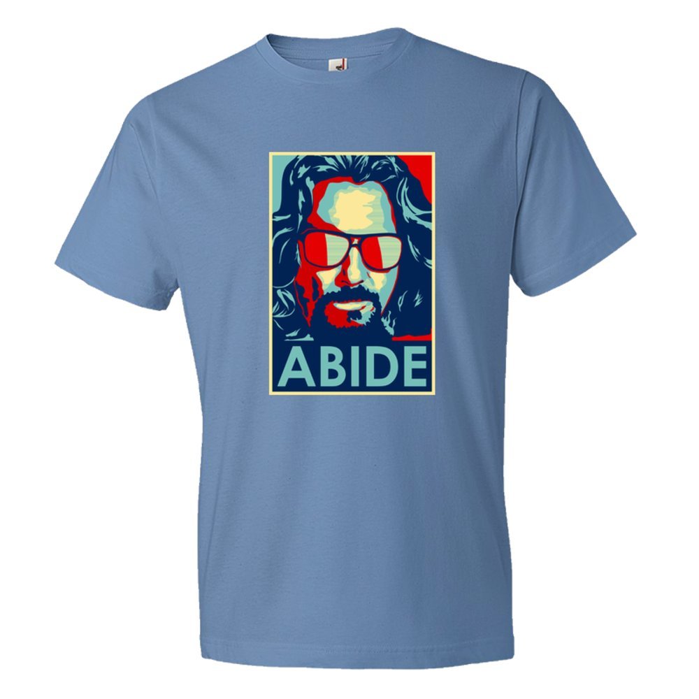 Abide The Dude From The Big Lebowski Obama Style Poster - Tee Shirt