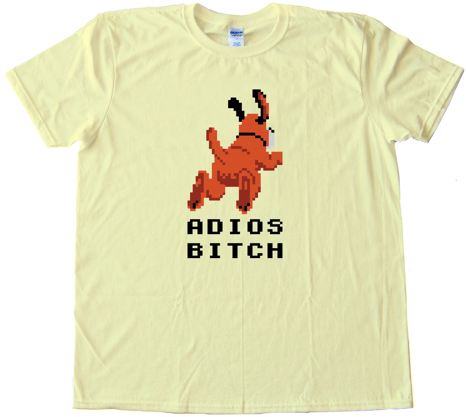 Adios Bitch Nintendo Duck Hunt Dog - Tee Shirt