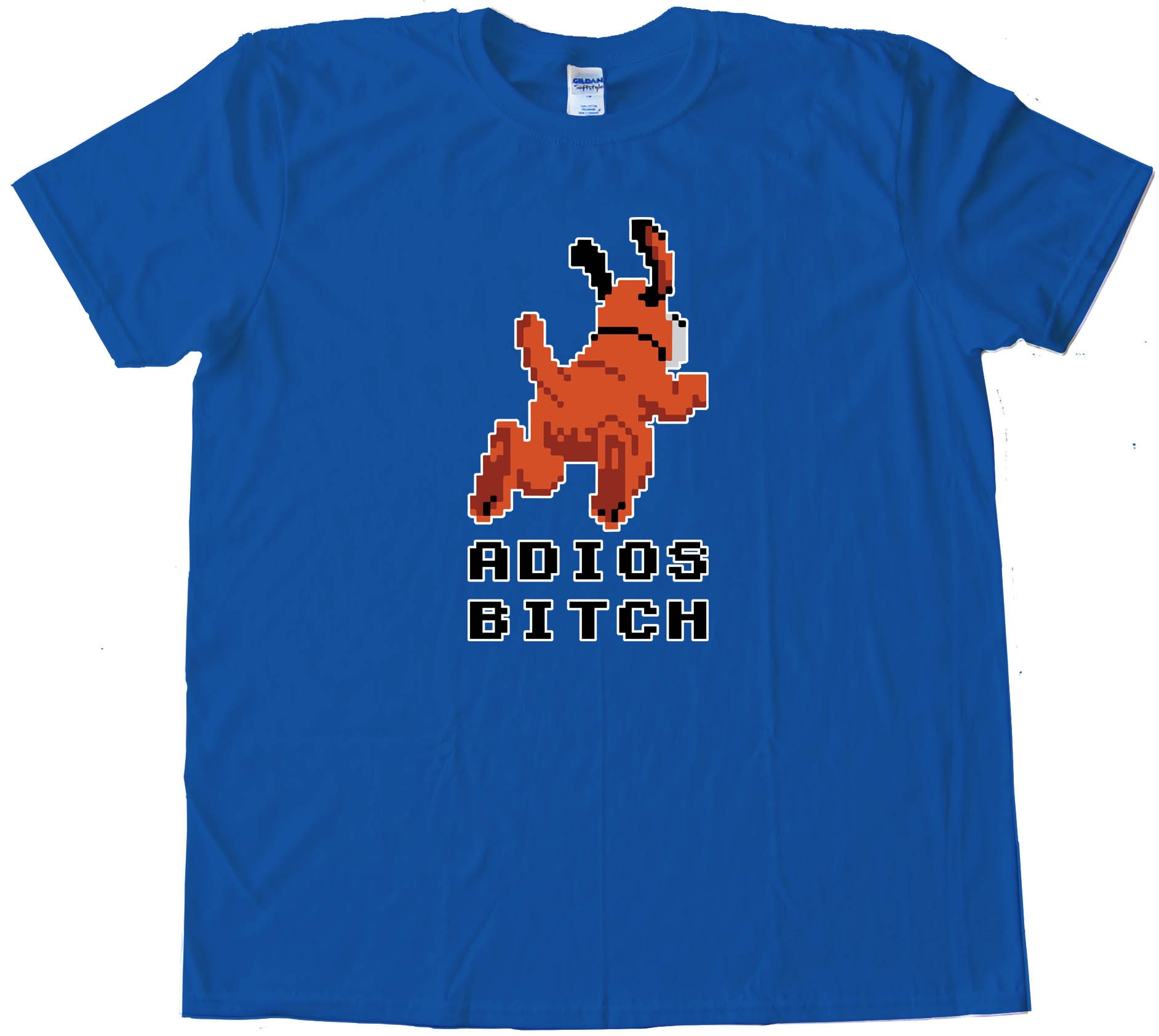 Adios Bitch Nintendo Duck Hunt Dog - Tee Shirt