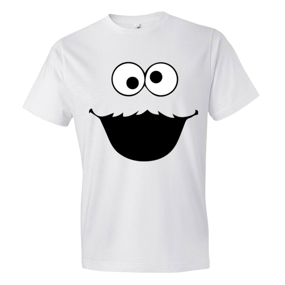 Big Cookie Monster Face - Tee Shirt