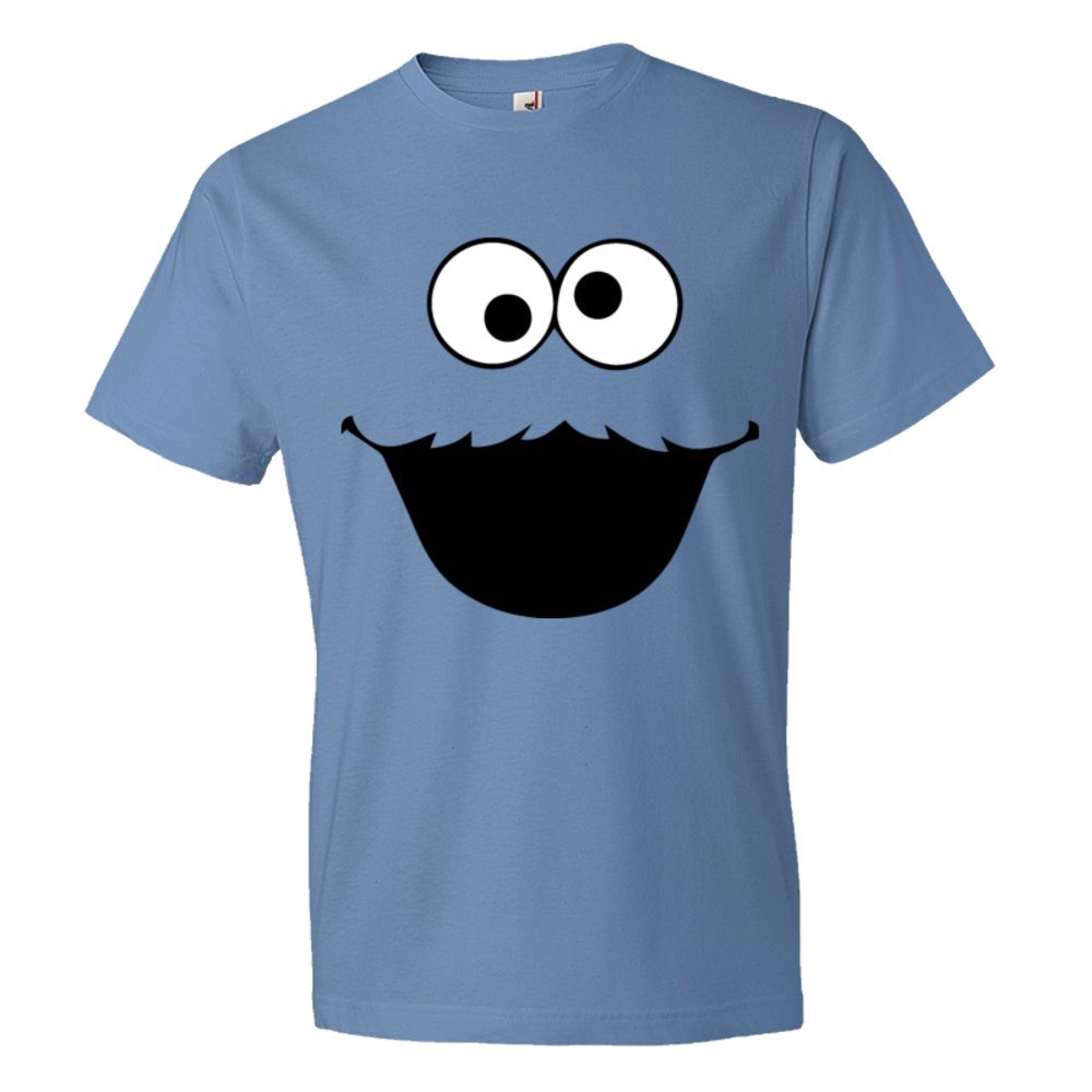 Big Cookie Monster Face - Tee Shirt