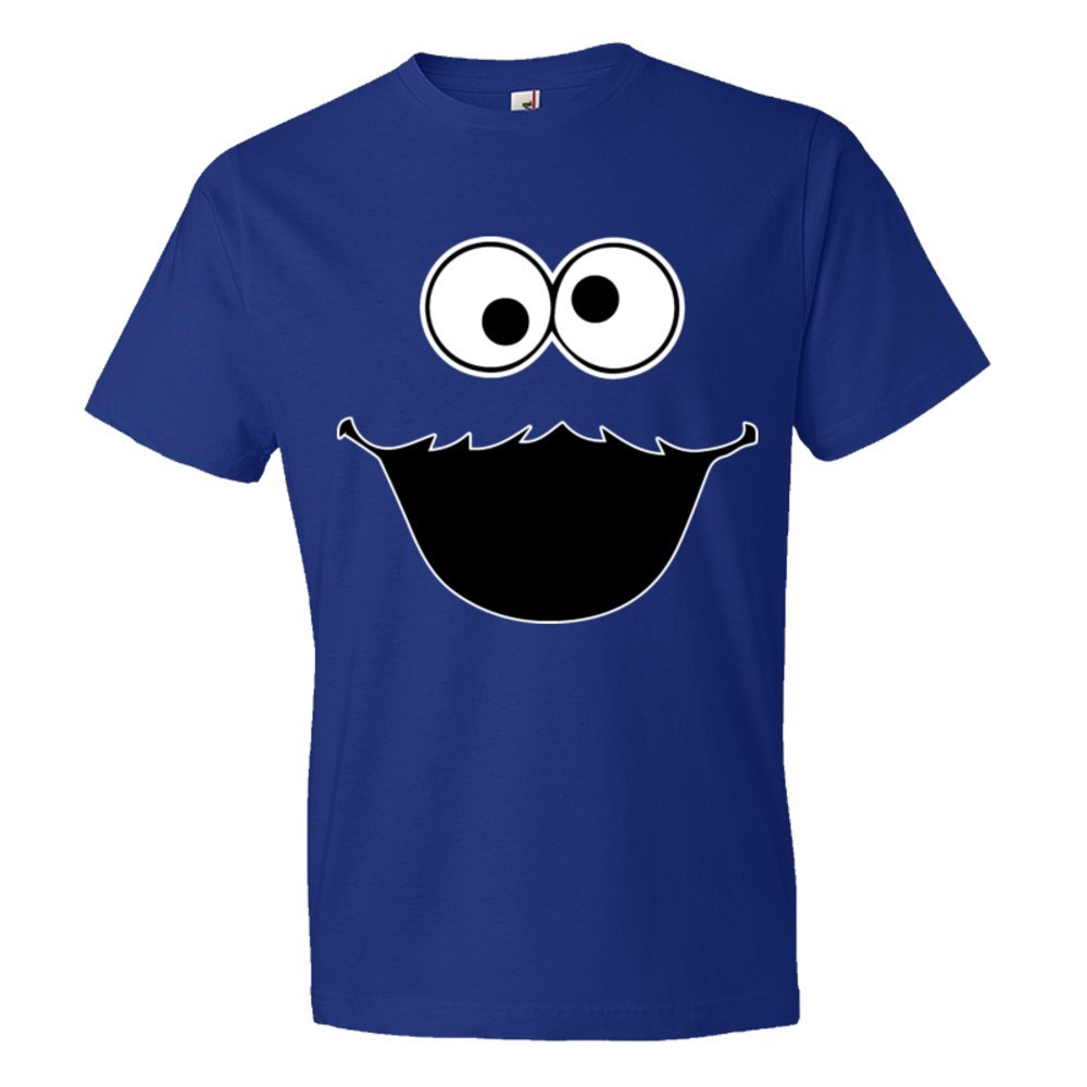 Big Cookie Monster Face - Tee Shirt