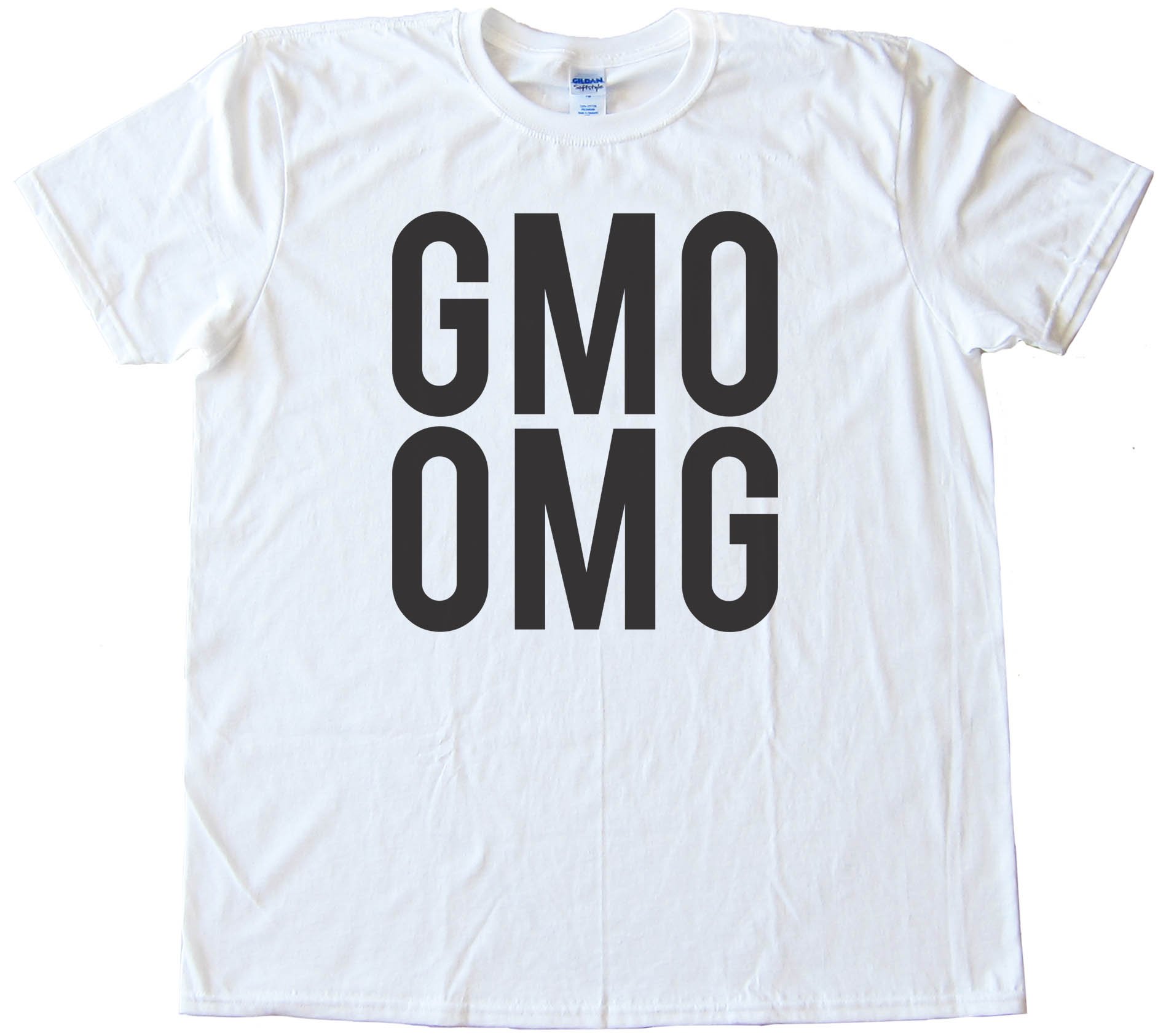 Big Text Gmo Omg - Tee Shirt