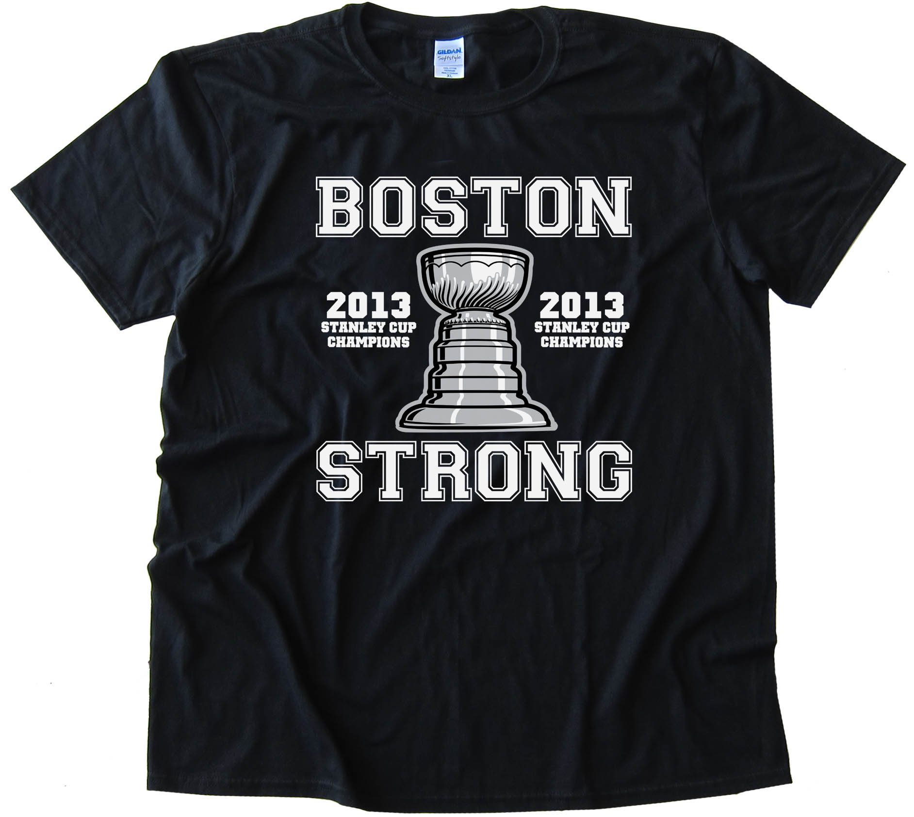 Boston Strong 2013 Stanley Cup Champions - Boston Bruins - Tee Shirt