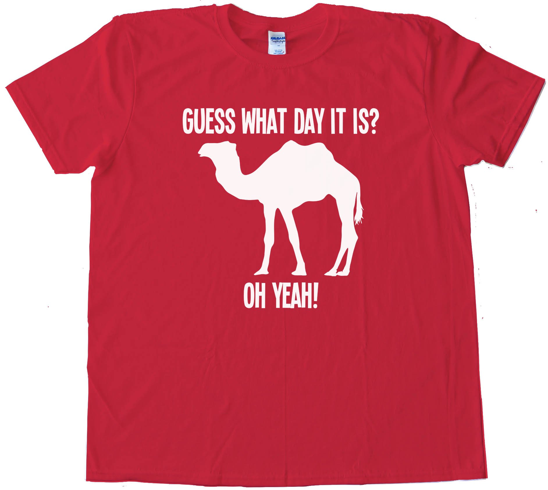 Camel Silhouette Guess What Day It Is - Tee Shirt