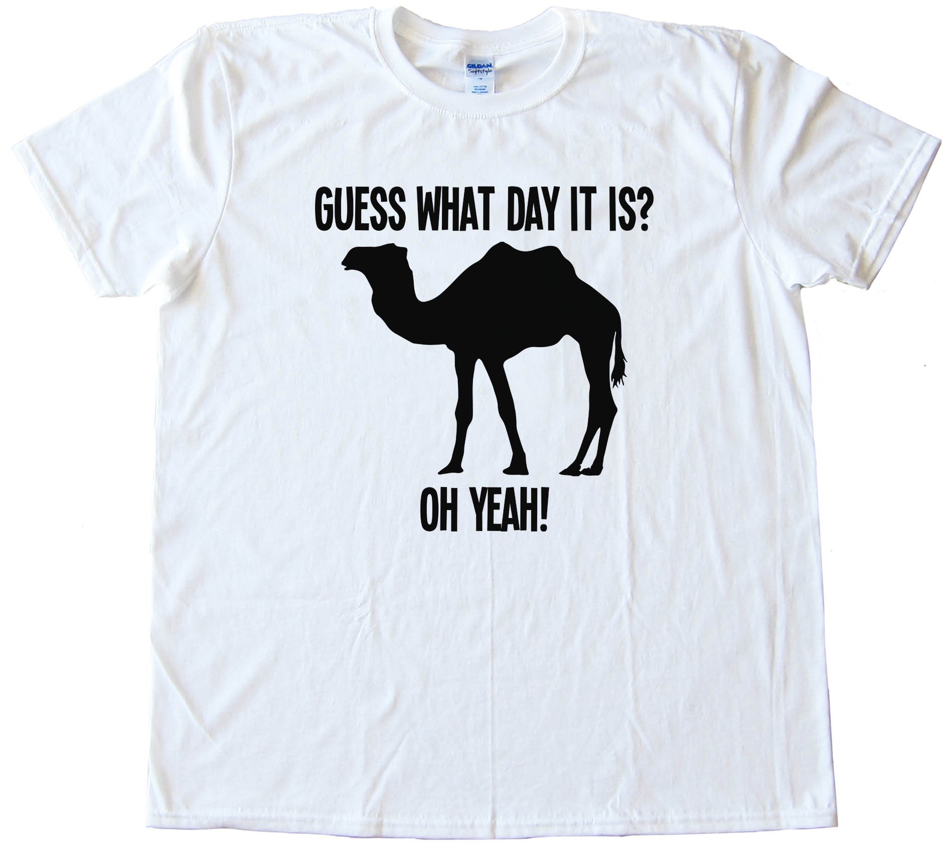 Camel Silhouette Guess What Day It Is - Tee Shirt