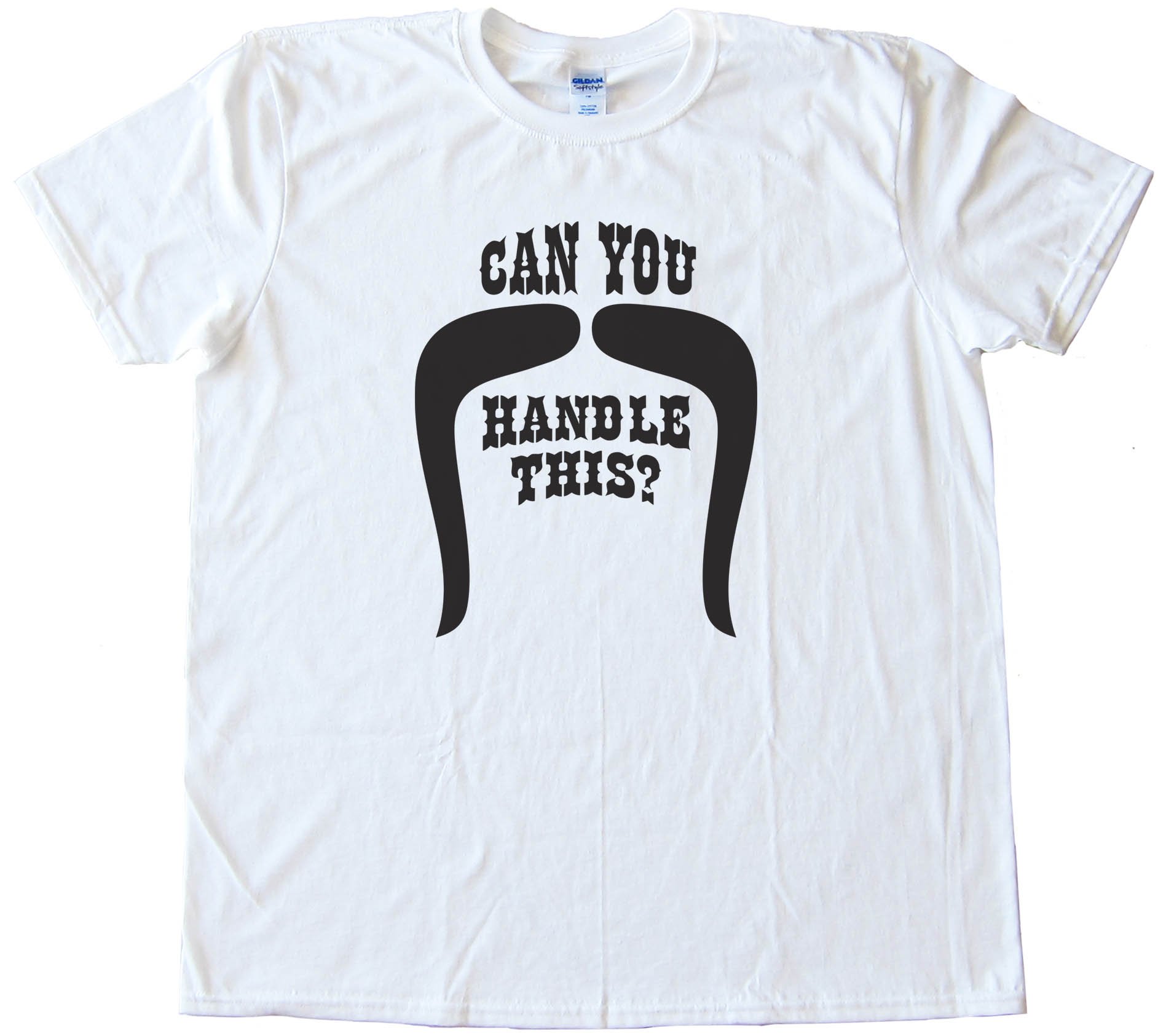 Can You Handle This Handlebar Mustache Movember - Tee Shirt