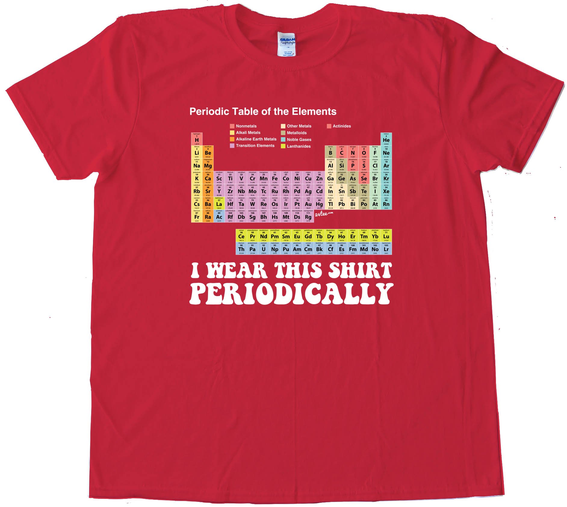 Colorful I Wear This Shirt Periodically - Tee Shirt