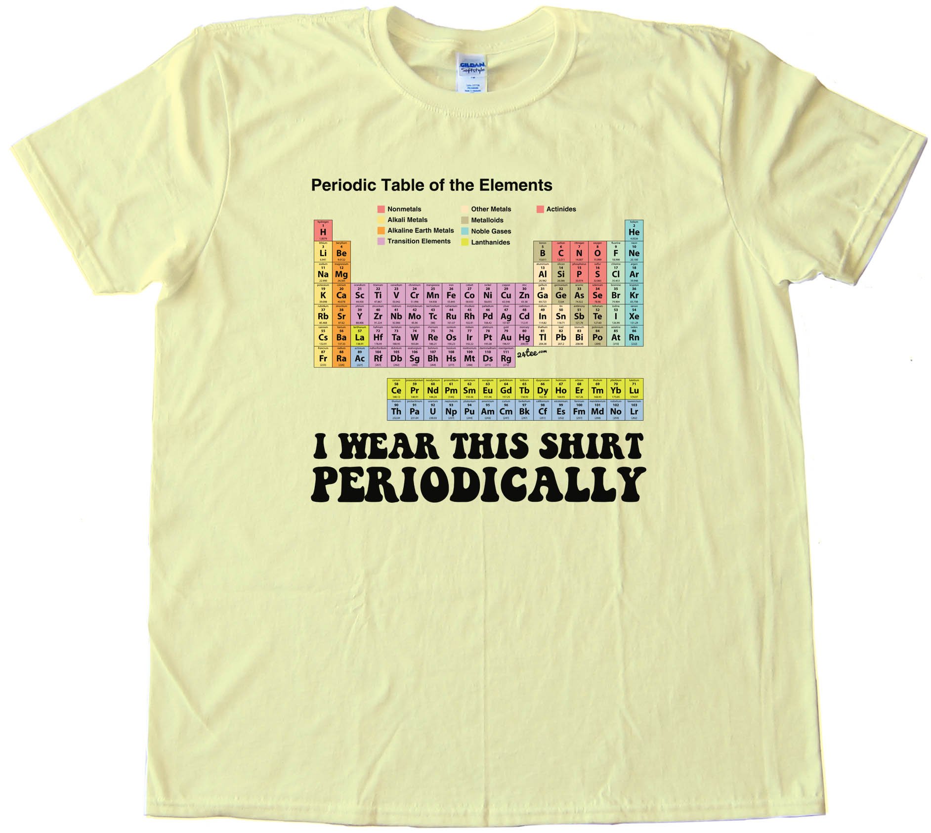 Colorful I Wear This Shirt Periodically - Tee Shirt