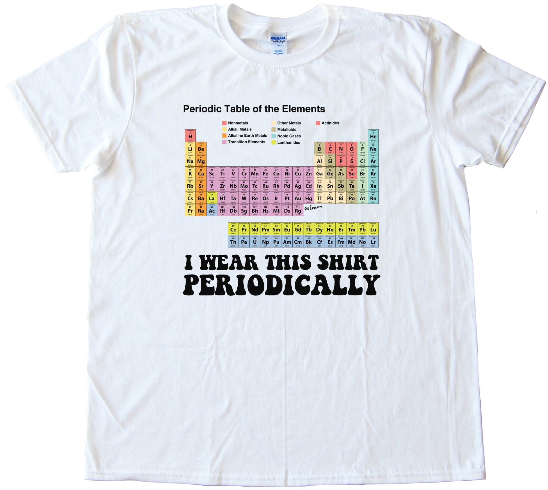 Colorful I Wear This Shirt Periodically - Tee Shirt