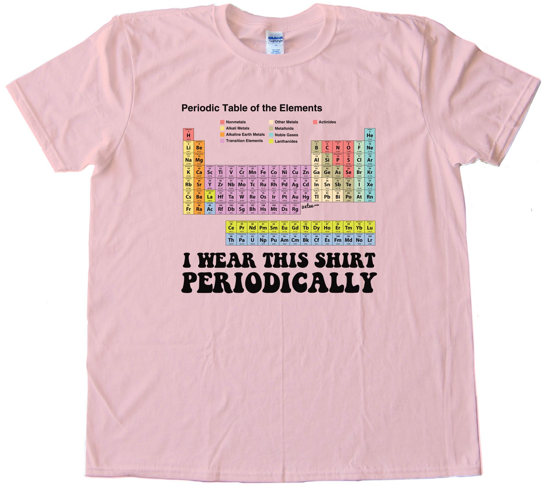 Colorful I Wear This Shirt Periodically - Tee Shirt