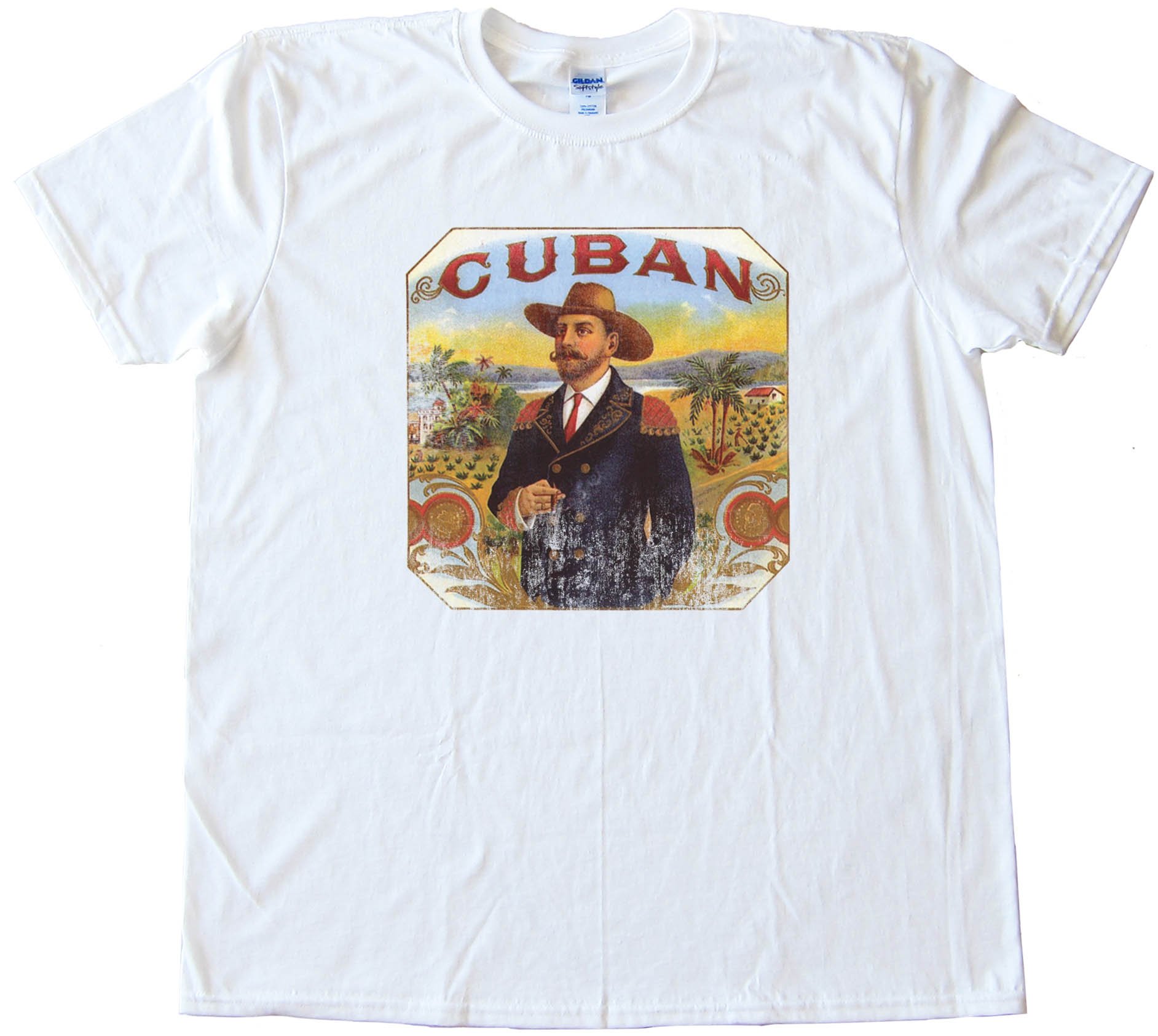 Cuban Cigar Smoker - Tee Shirt