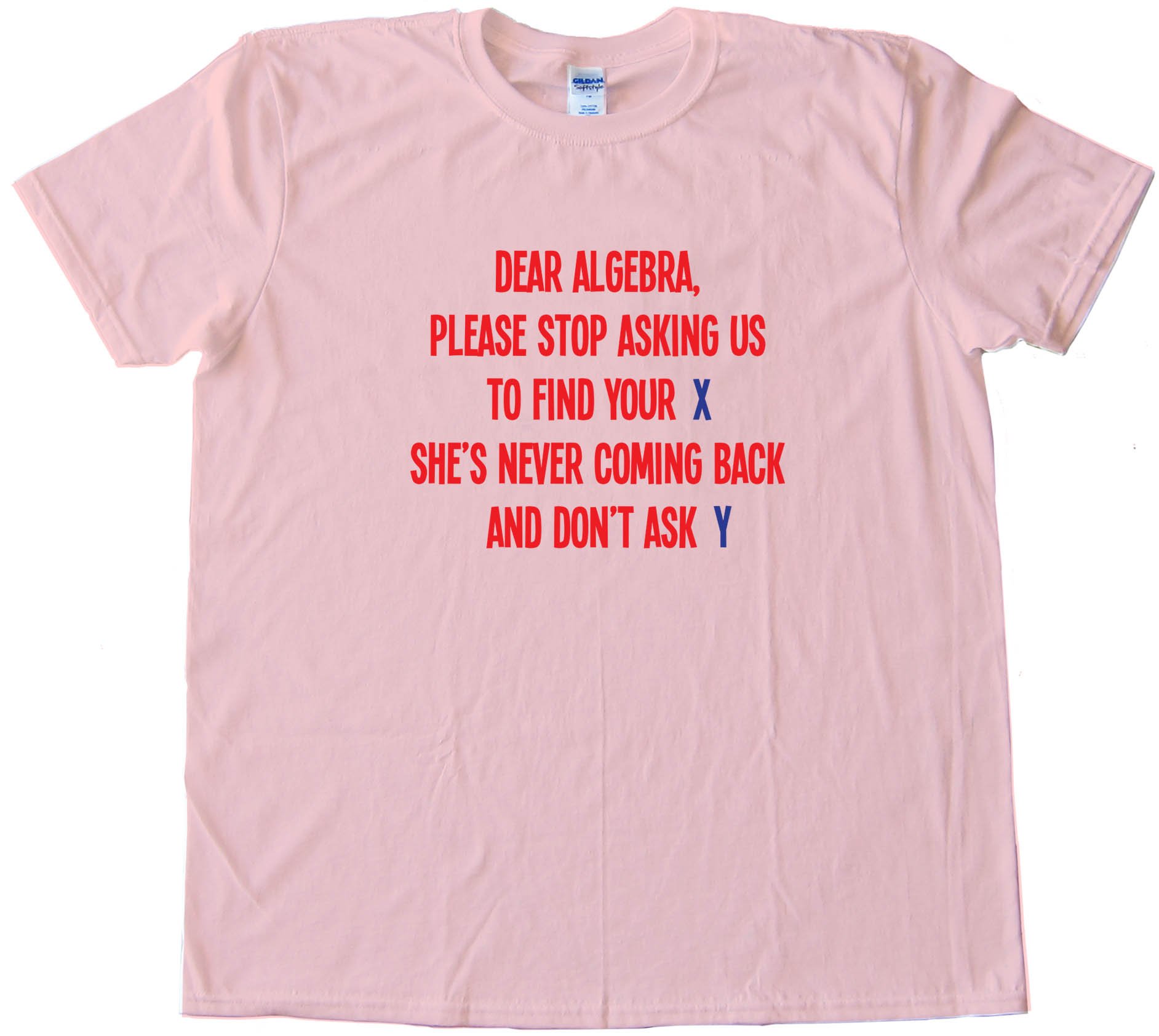 Dear Algebra Please Stop Asking Us To Find Your X - Tee Shirt