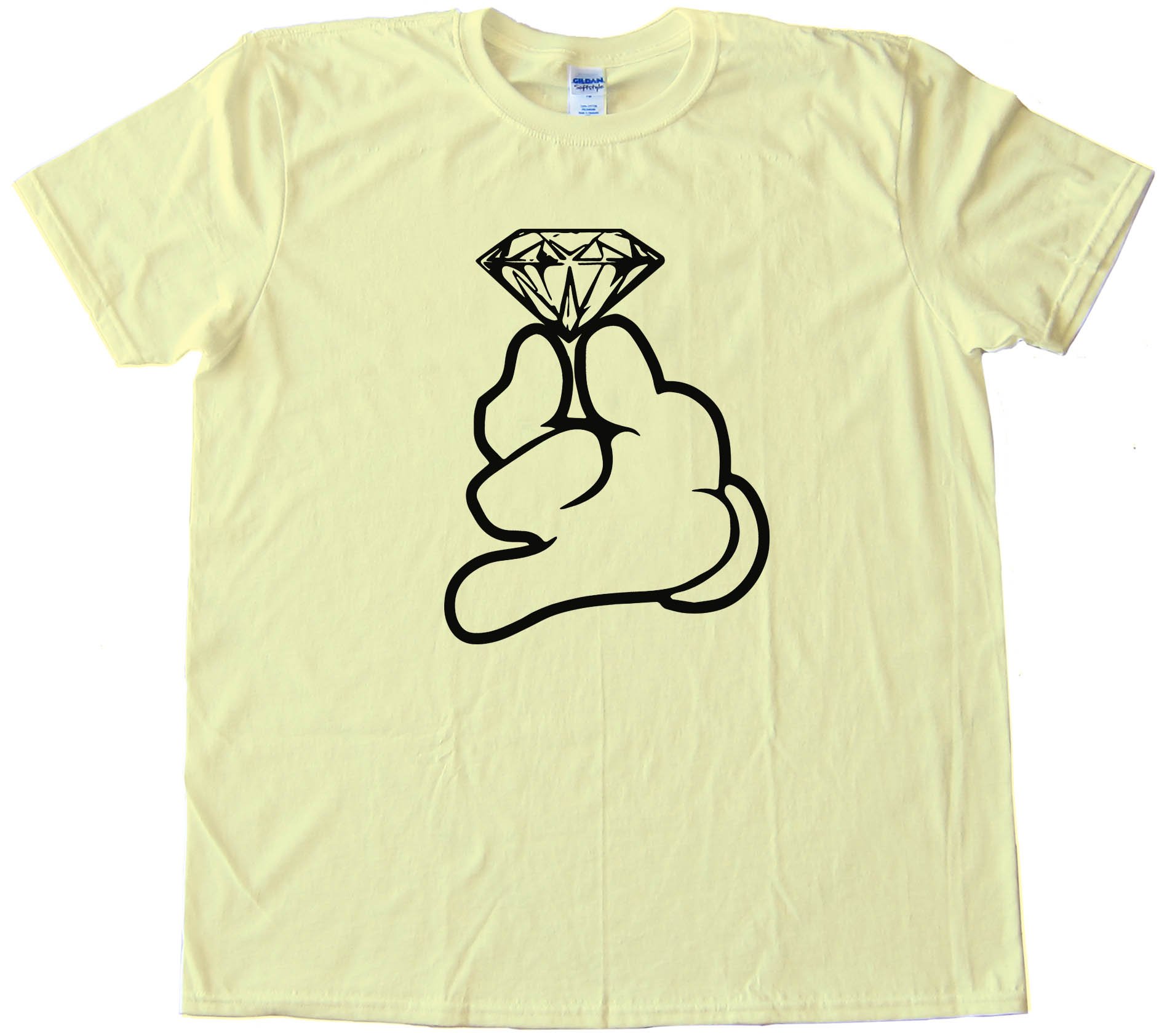 Diamond Cartoon Hands - Tee Shirt