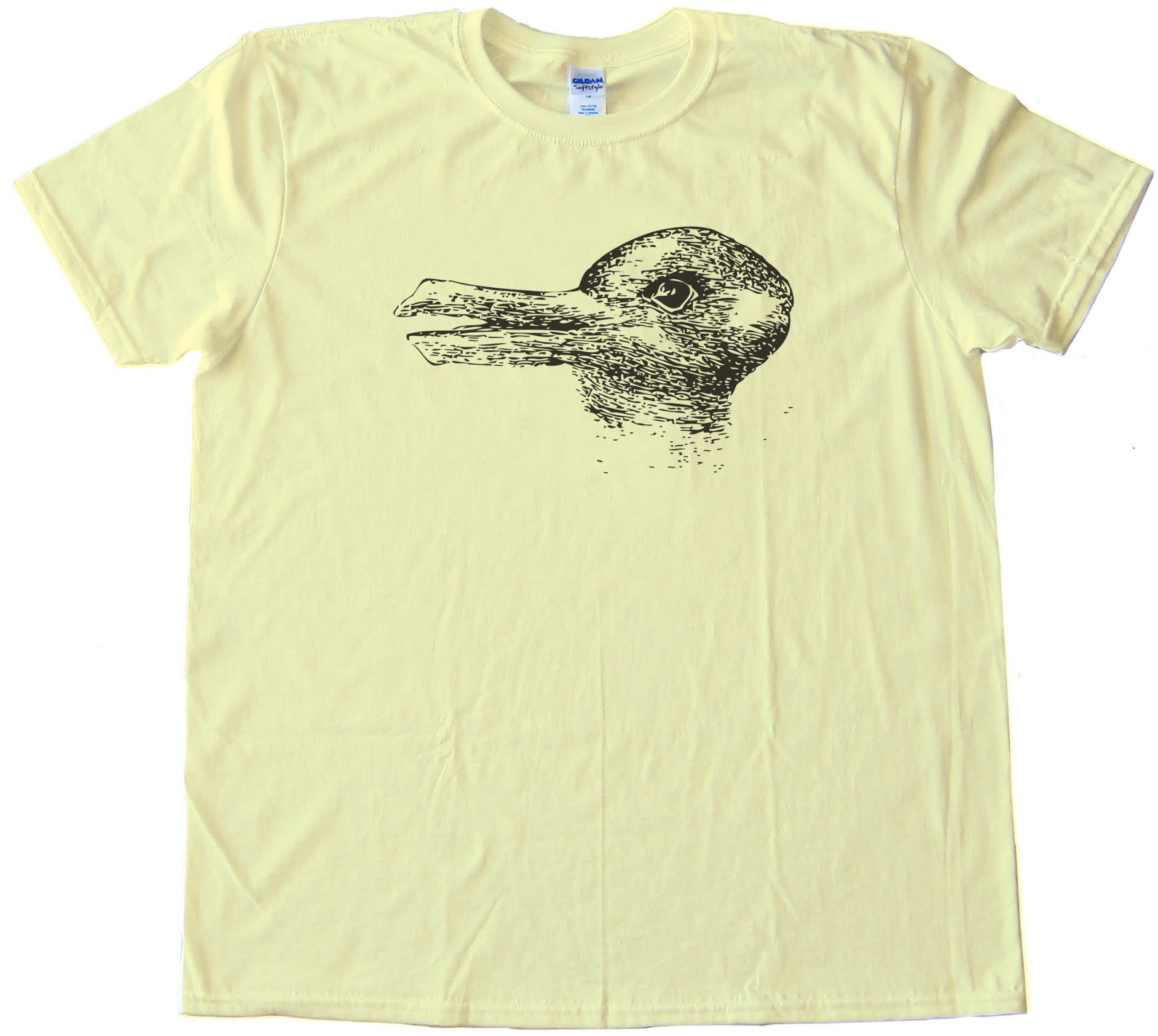 Duck Season Rabbit Season - Optical Illusion - Tee Shirt