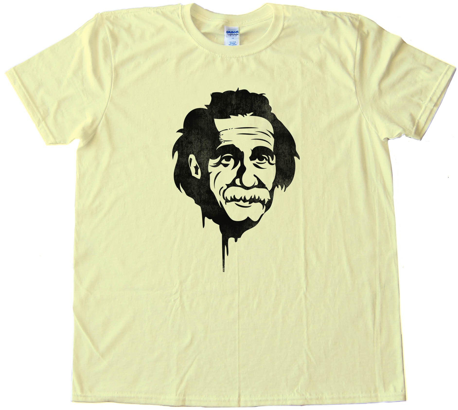 Einstein Graffitti Stencil Retro - Tee Shirt