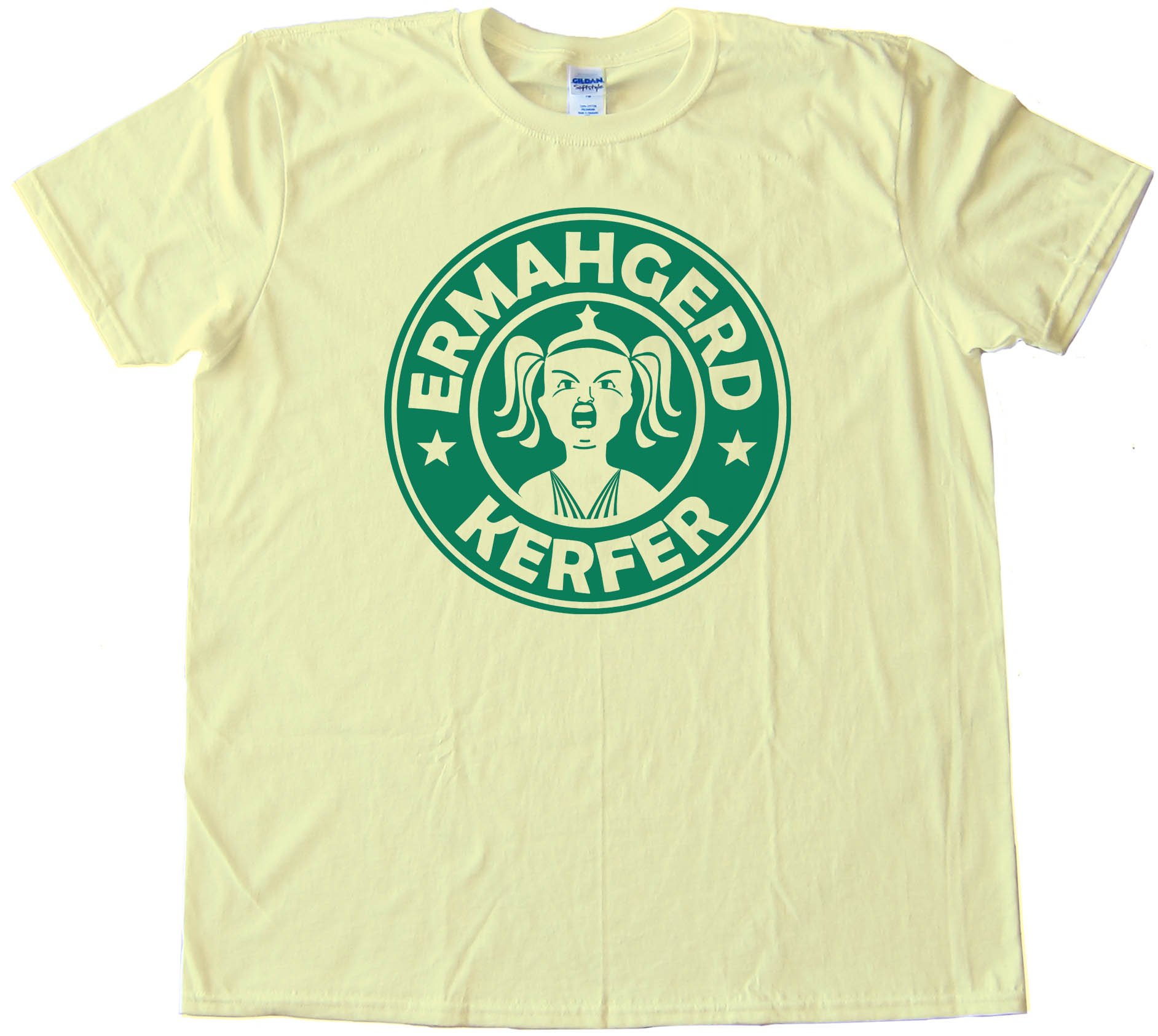 Ermahgerd Kerfer Starbucks Parody - Tee Shirt