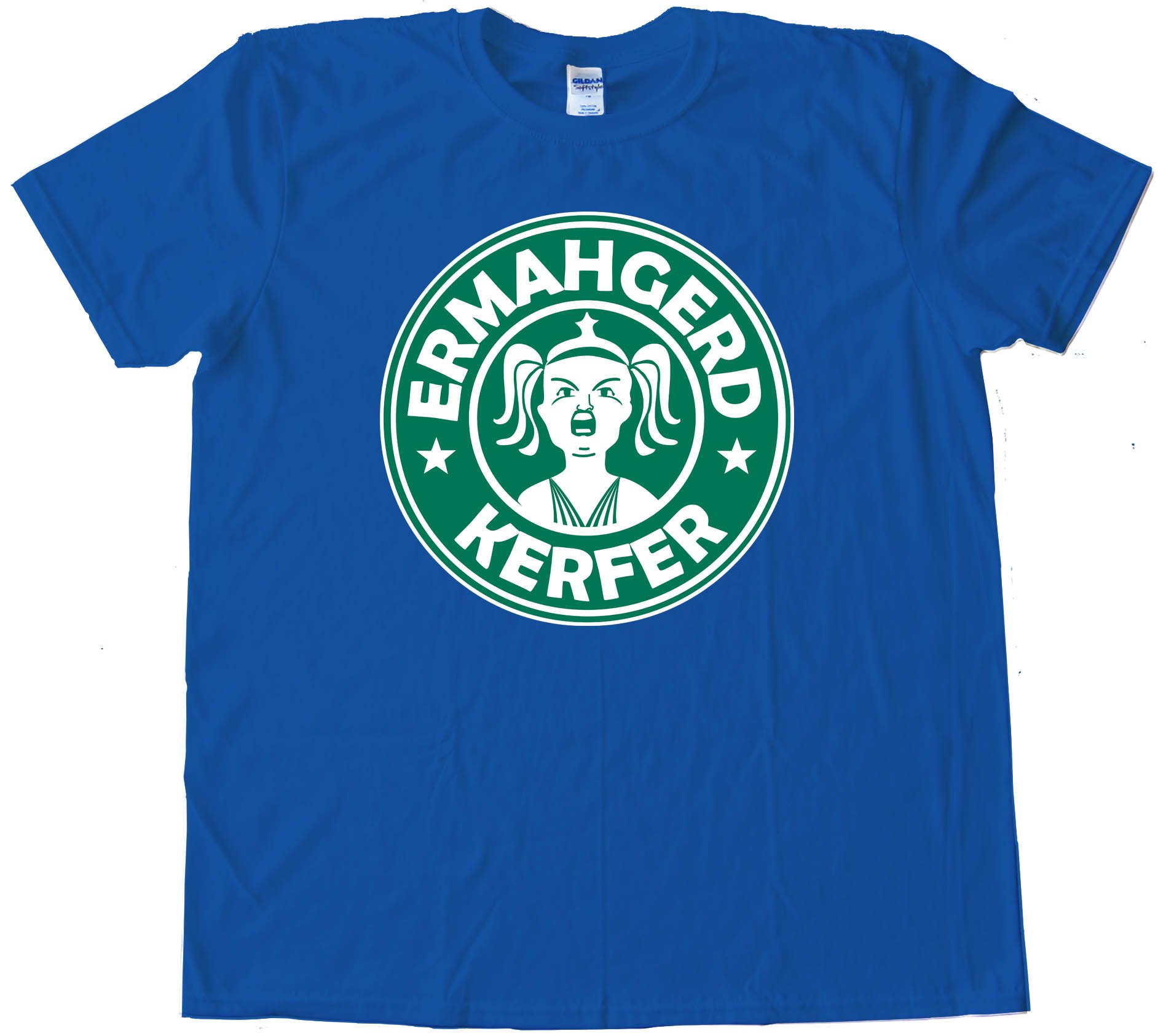 Ermahgerd Kerfer Starbucks Parody - Tee Shirt