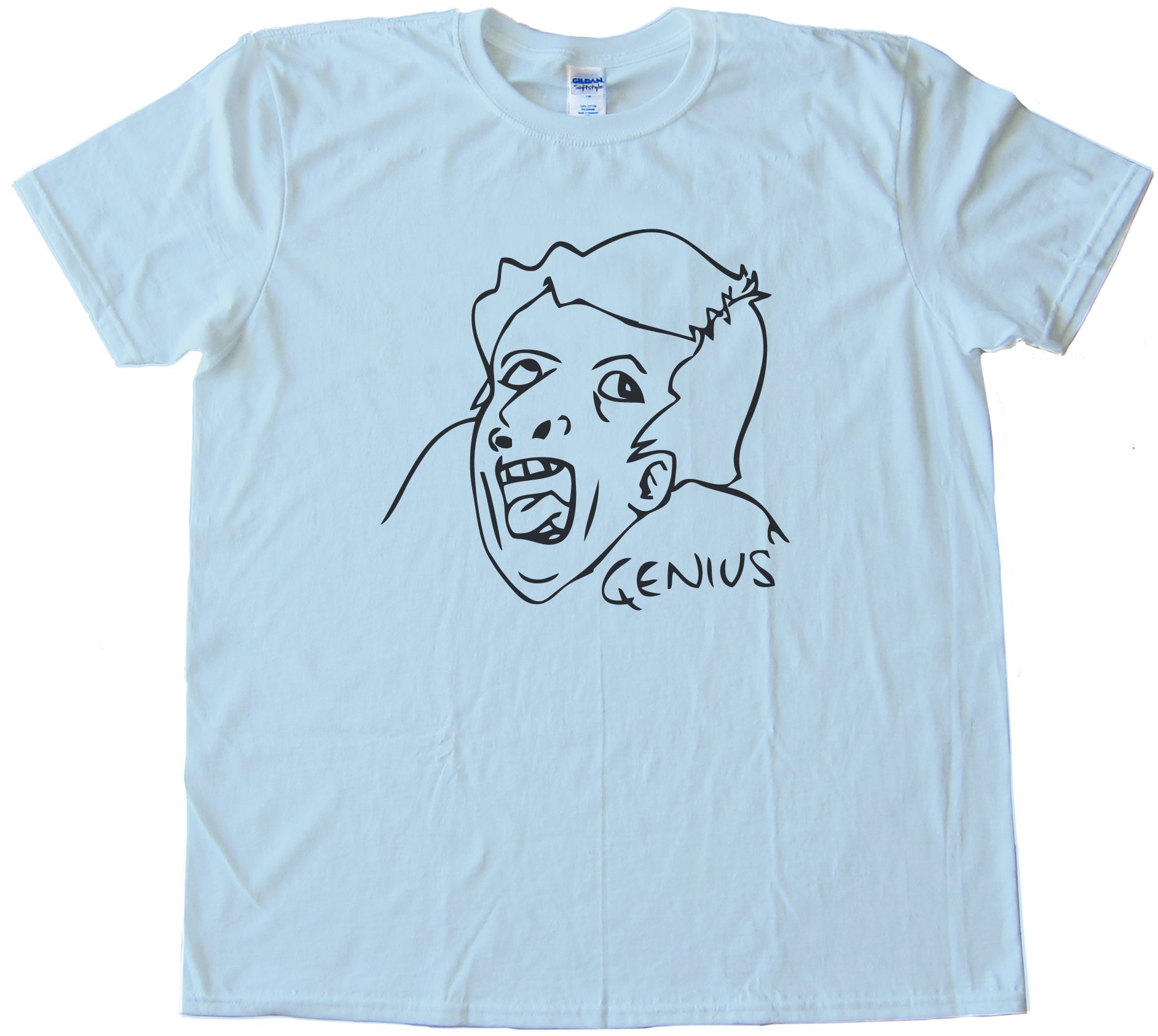 Genius Rage Comic Face Tee Shirt