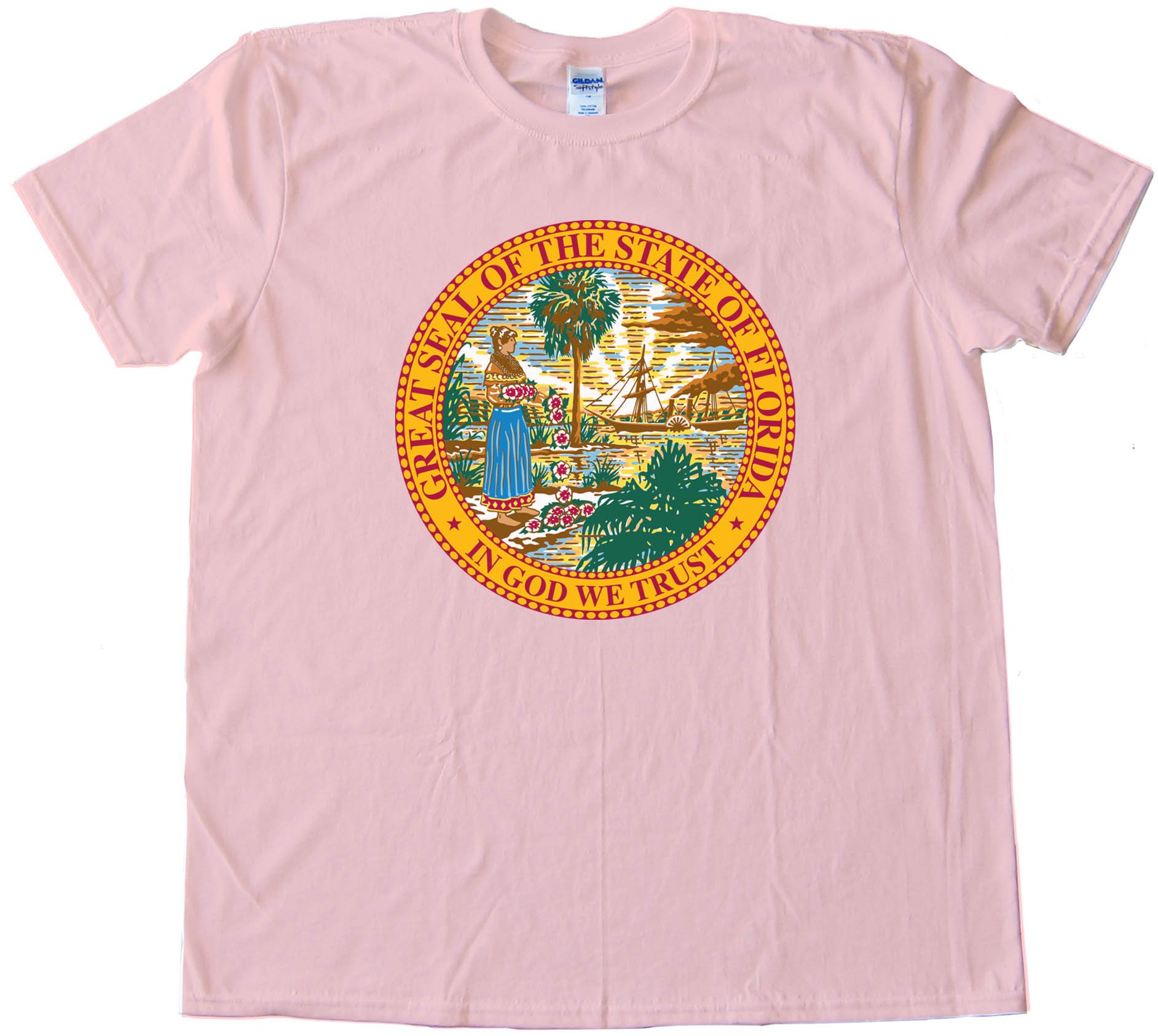 Great Seal Of The State Of Florida State Flag - Tee Shirt