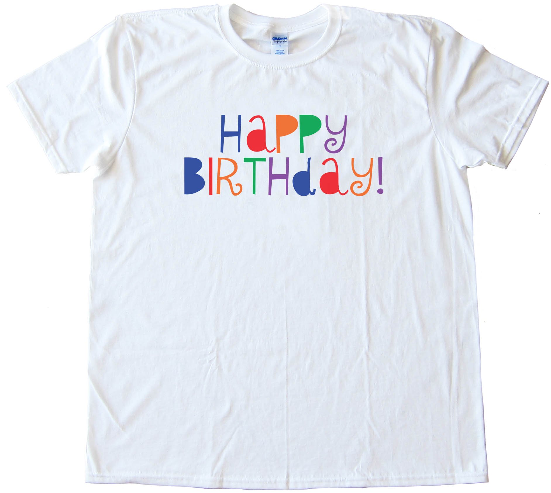 Happy Birthday With Color - Tee Shirt