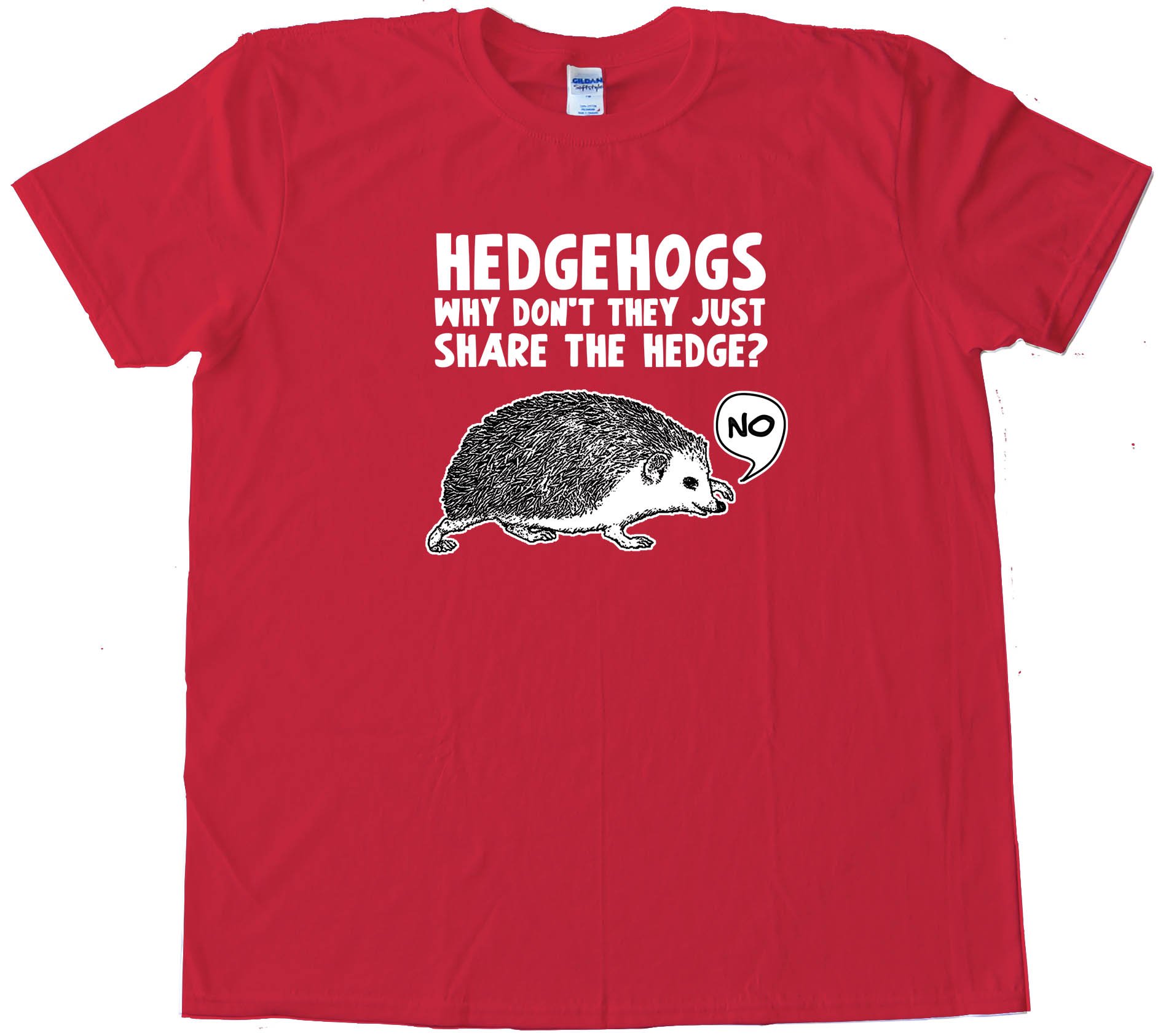 Hedgehogs Why Don'T They Just Share - Tee Shirt