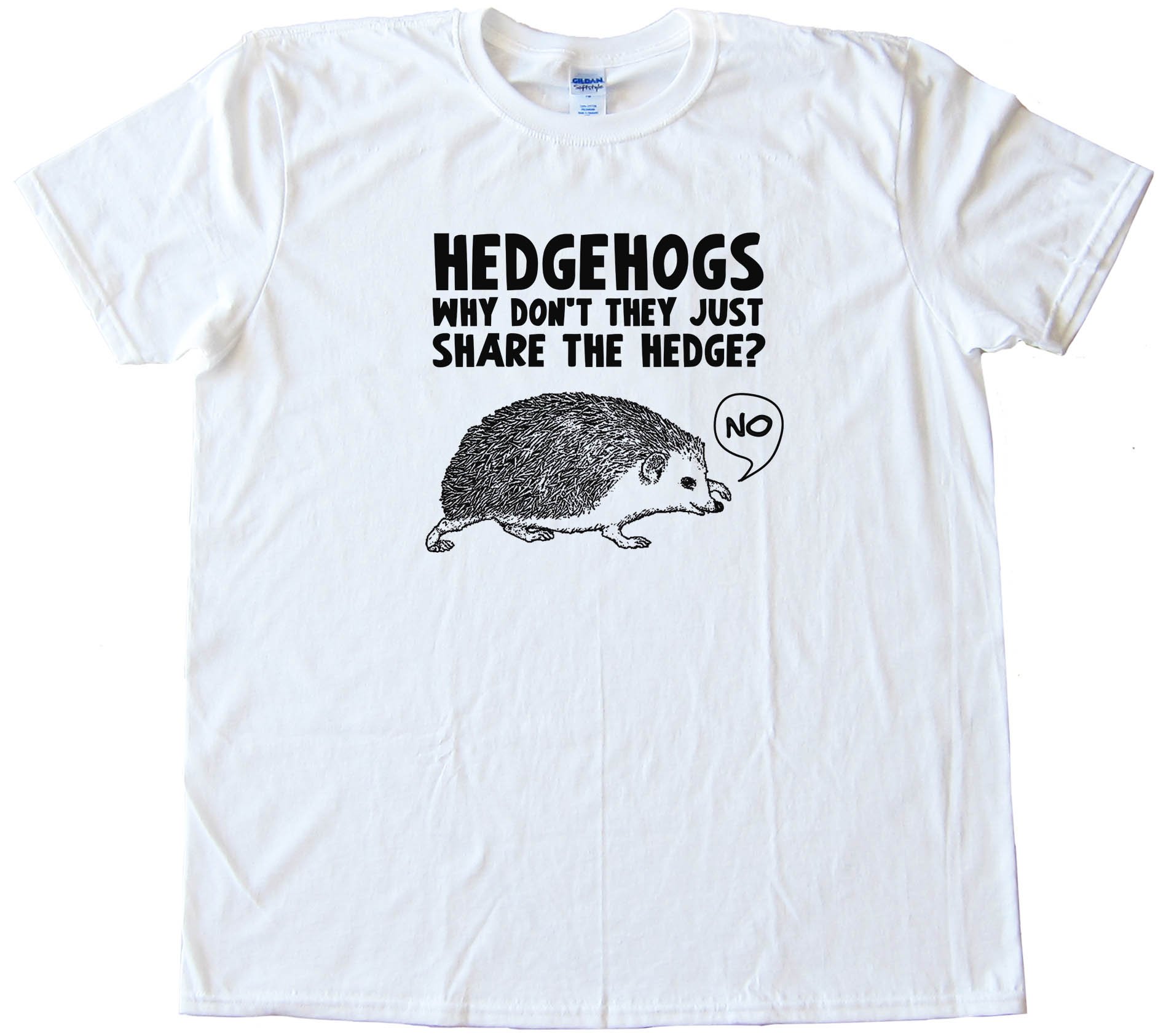 Hedgehogs Why Don'T They Just Share - Tee Shirt