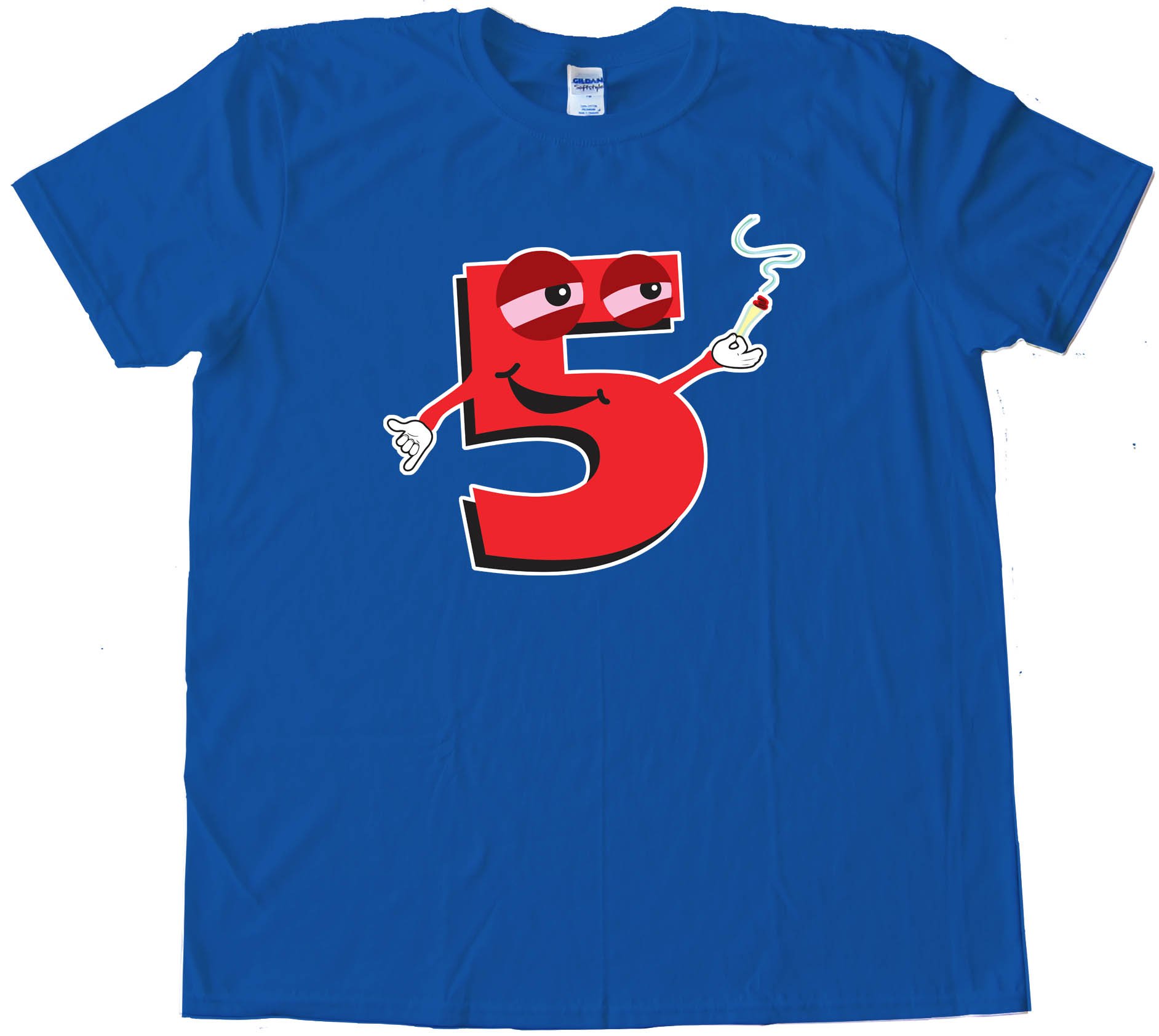 High Five Smoking Number 5 - Tee Shirt