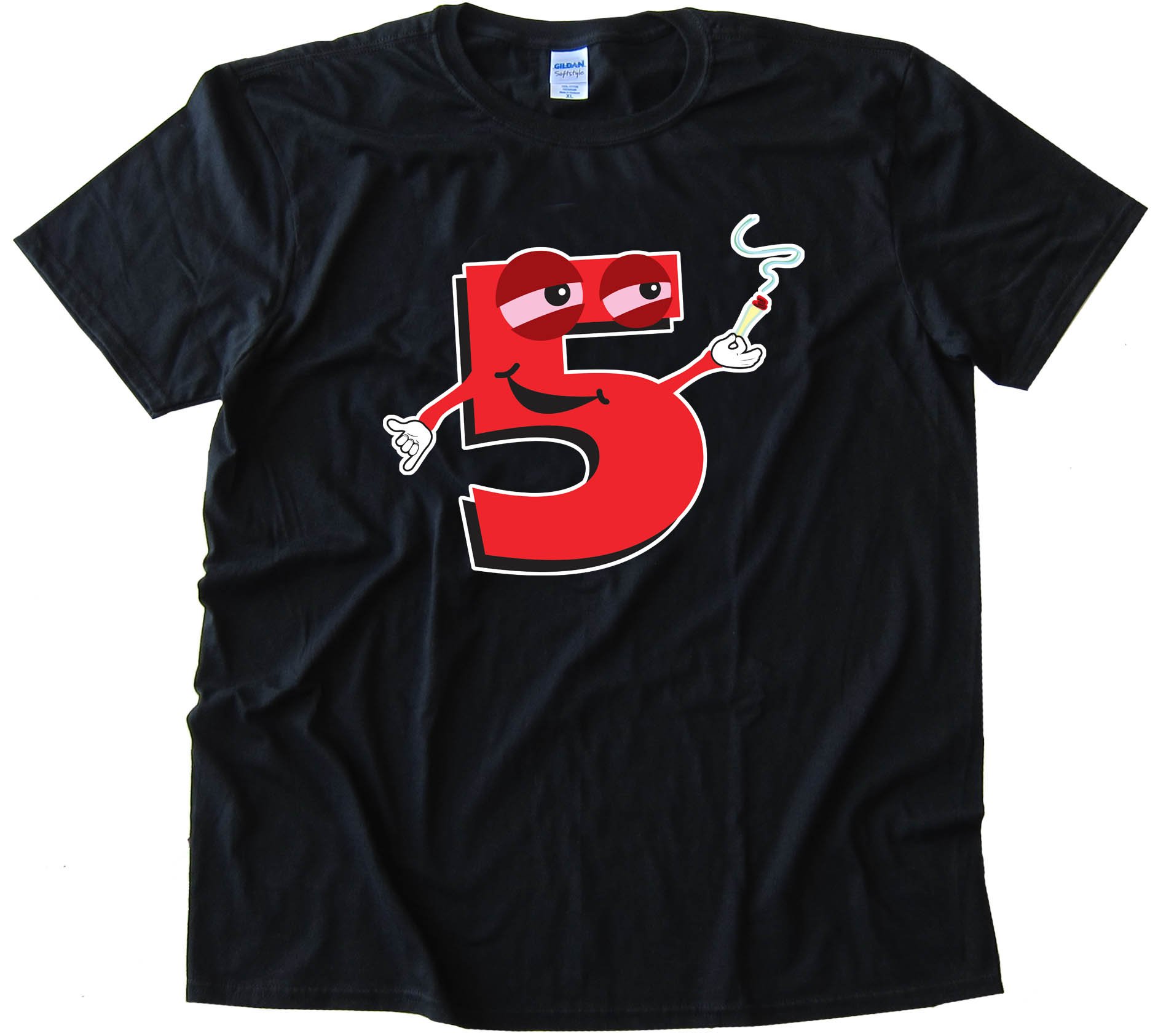 High Five Smoking Number 5 - Tee Shirt