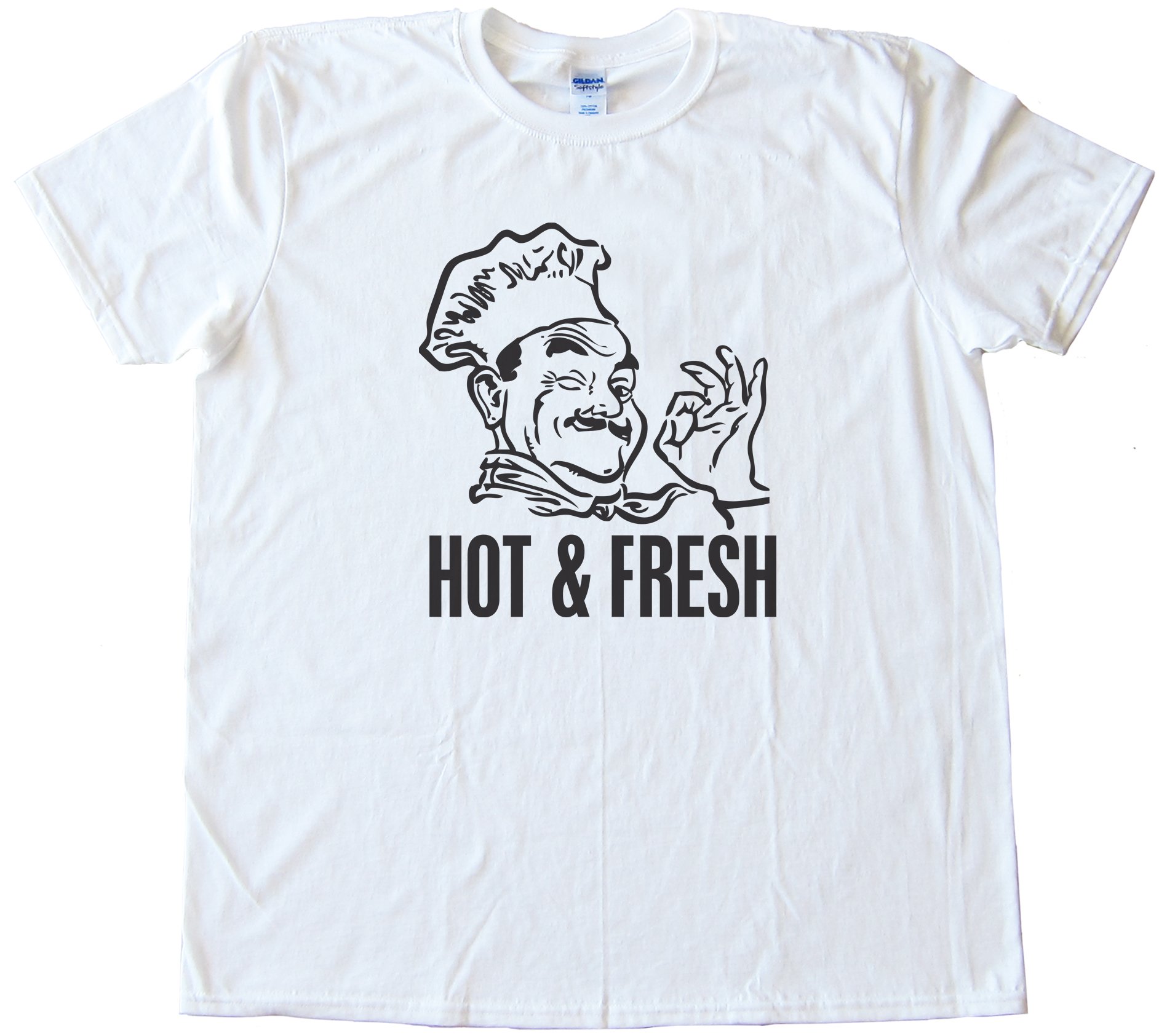 Hot And Fresh Pizza Guy Tee Shirt