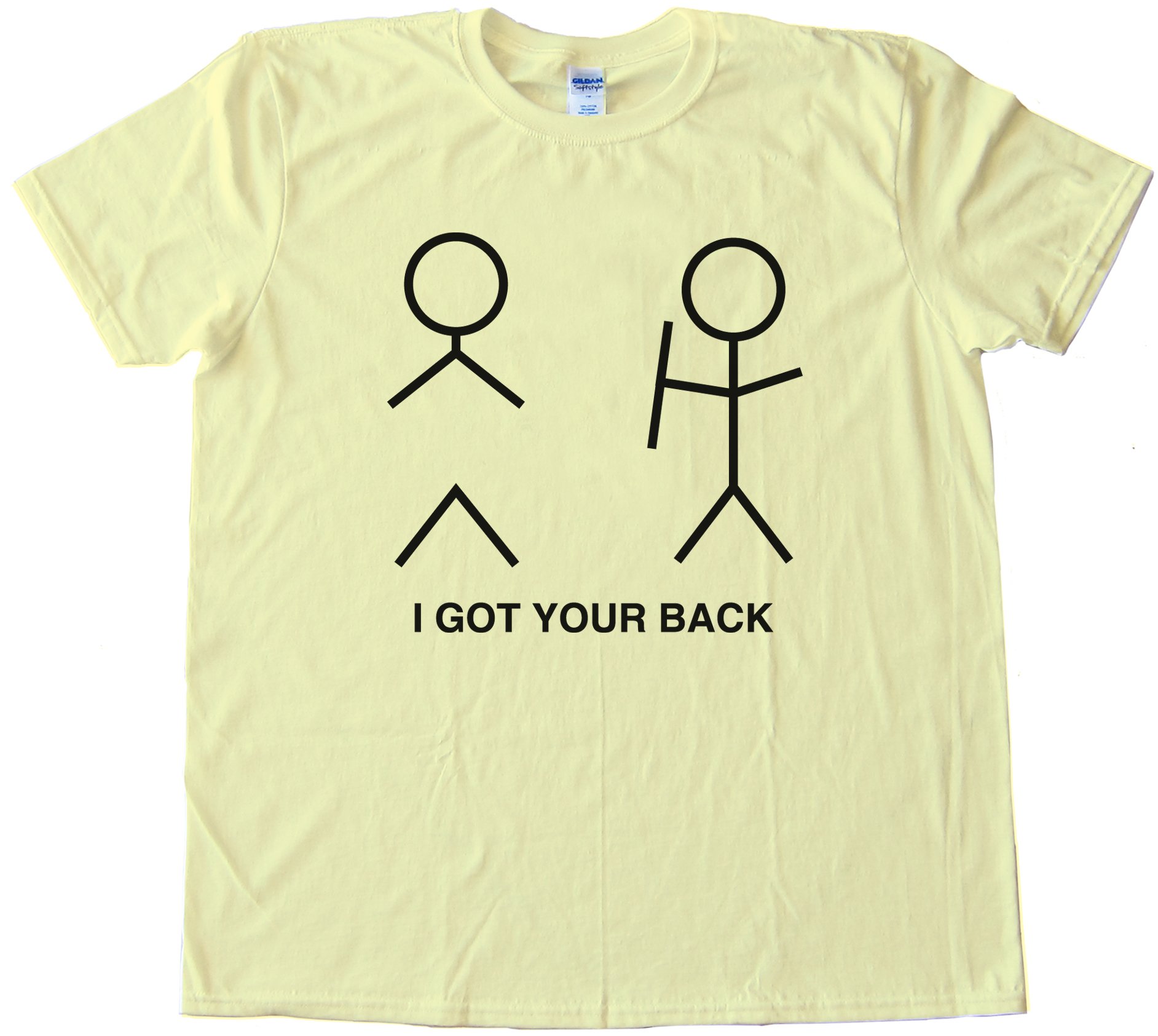 I Got Your Back Stick Figure Tee Shirt