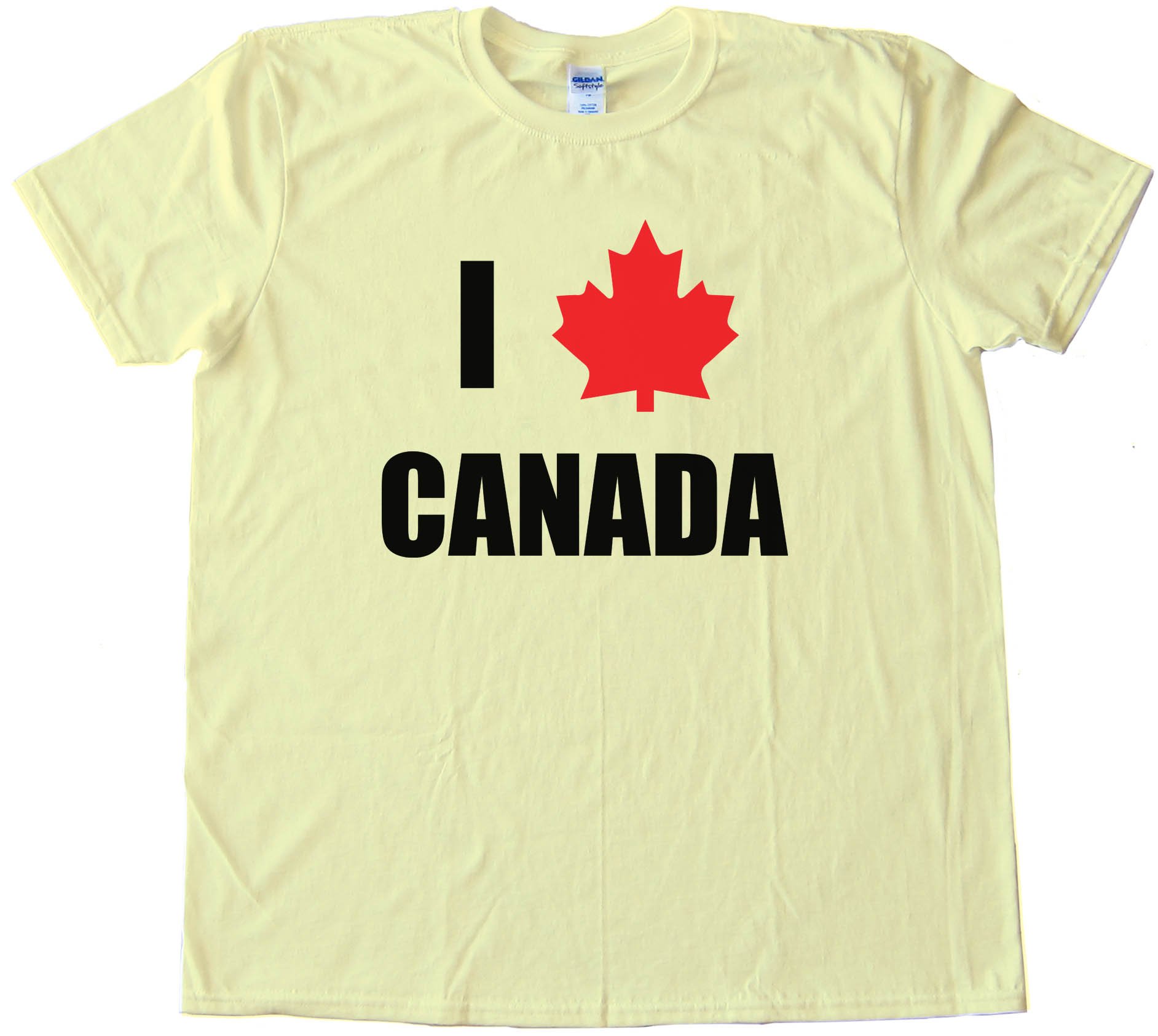 I Love Canada Maple Leaf - Tee Shirt