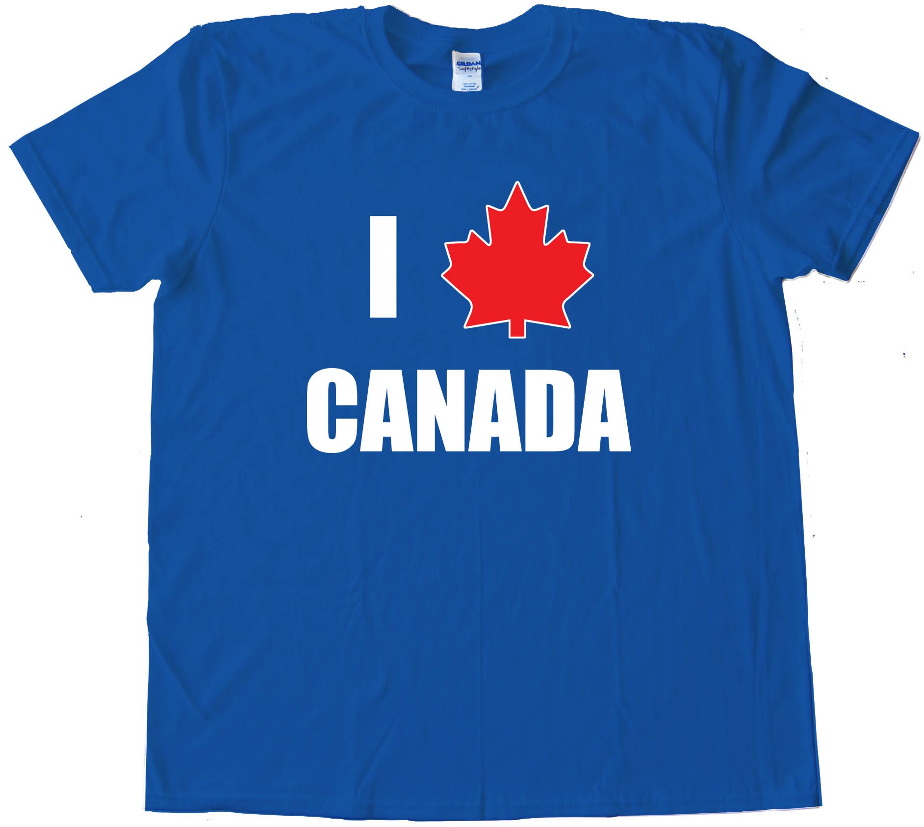 I Love Canada Maple Leaf - Tee Shirt