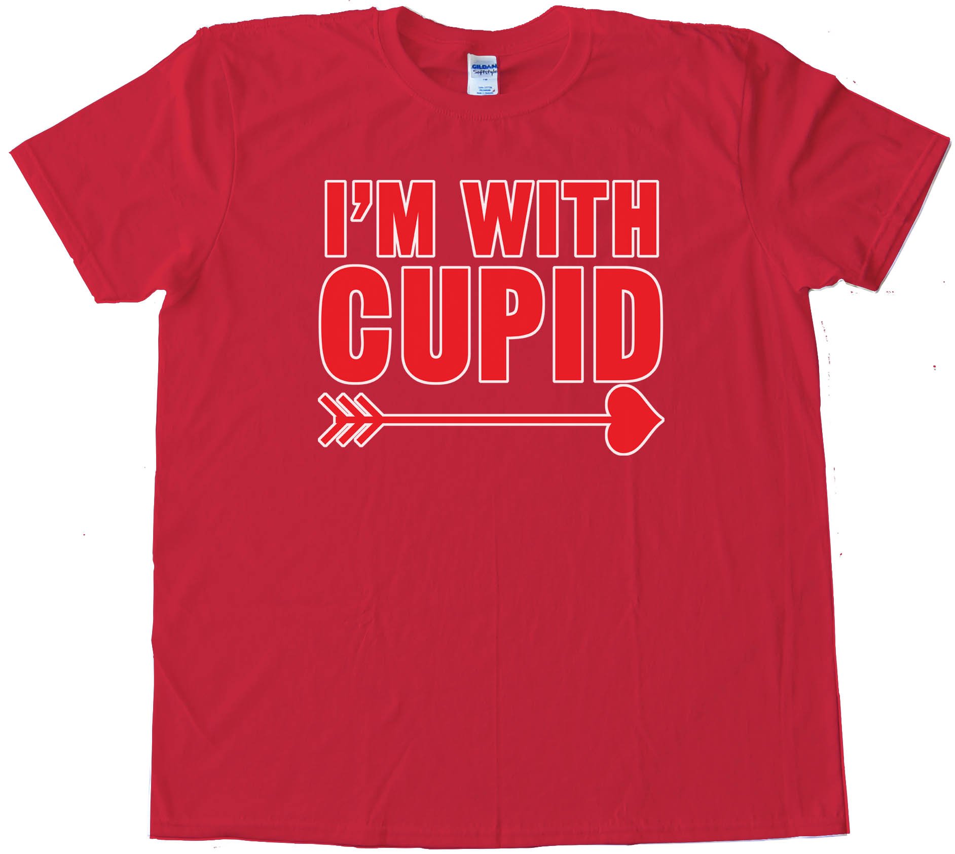 I'M With Cupid Valentine'S Day - Tee Shirt