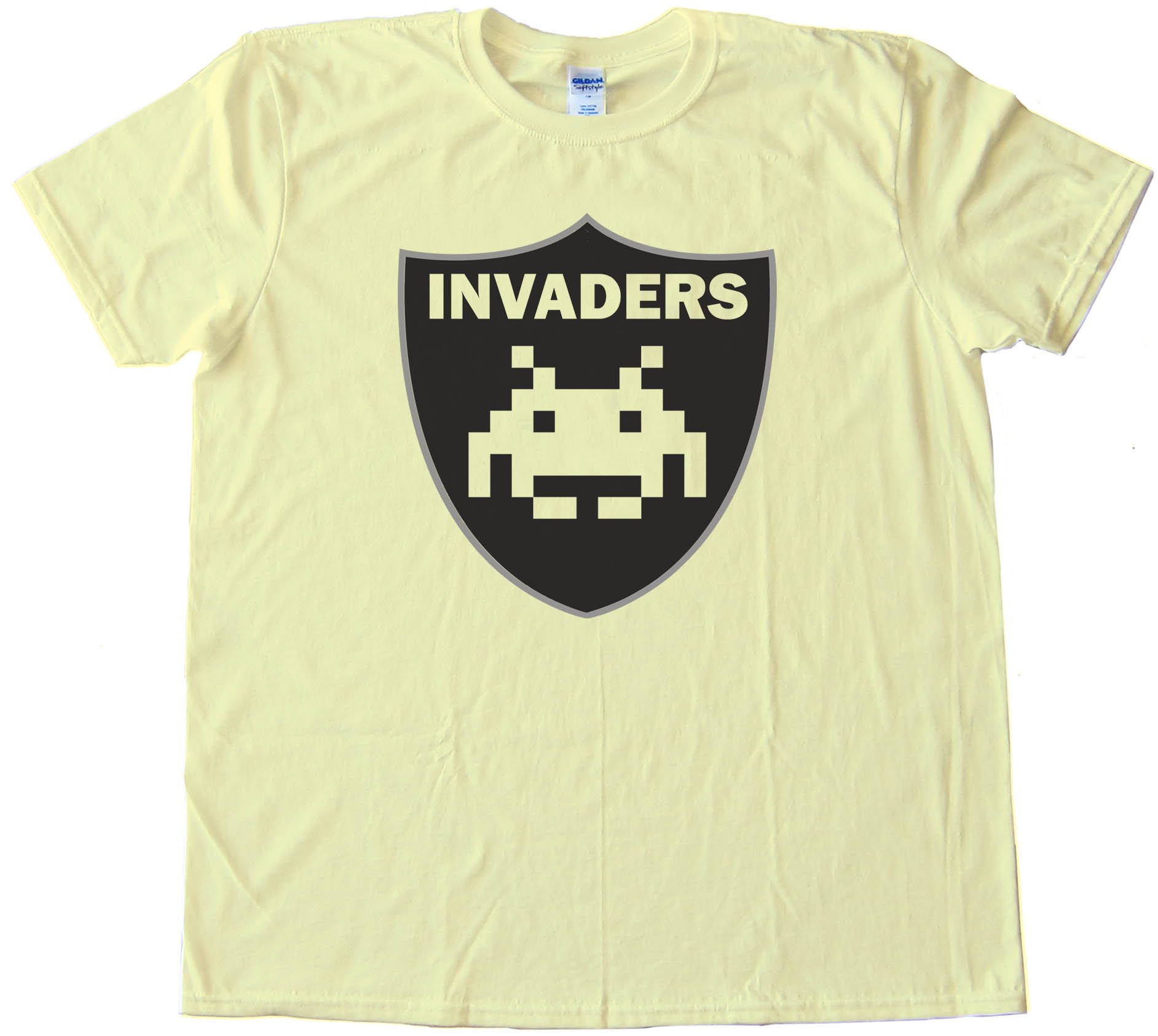 Invaders Raiders Retro Gaming Football - Tee Shirt