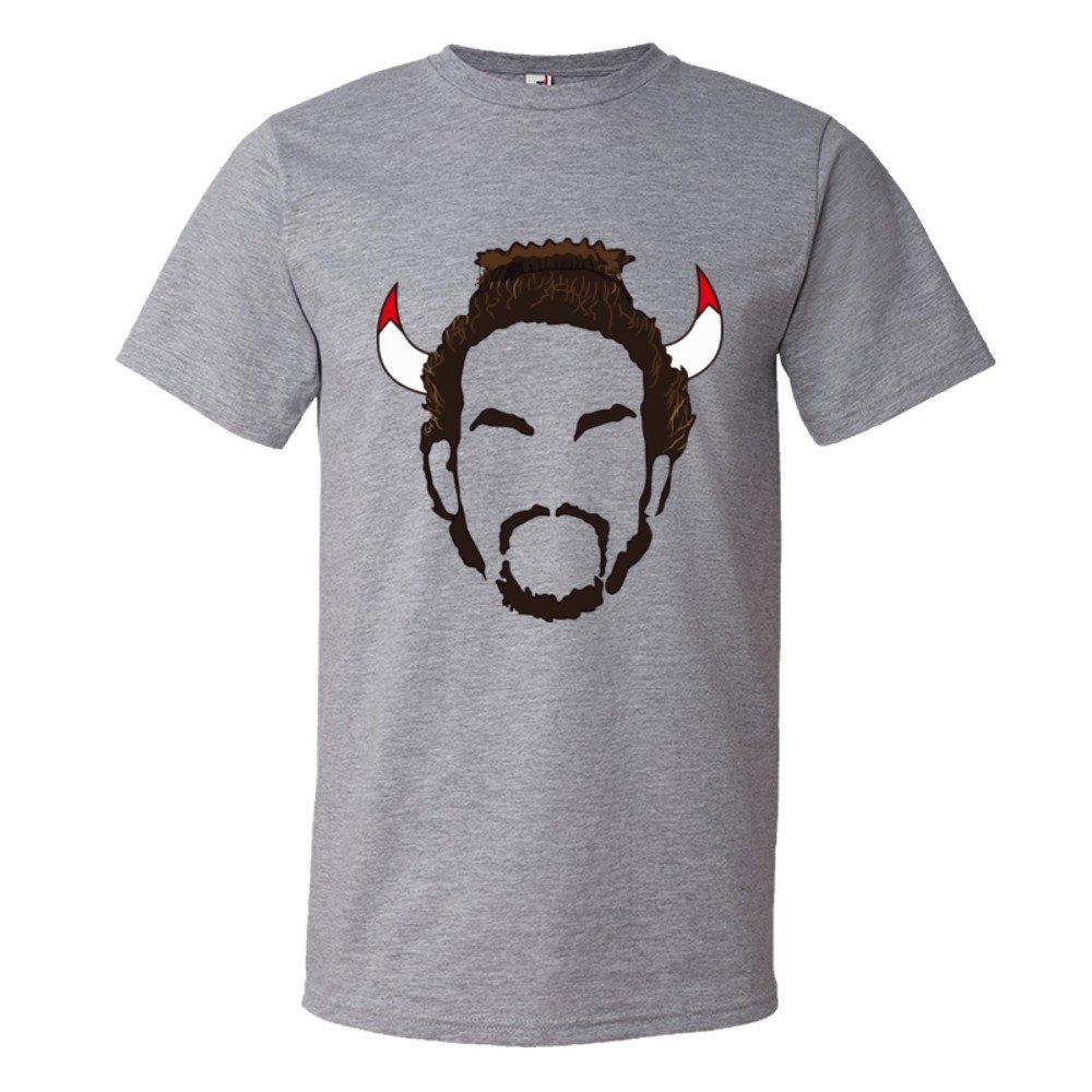 Joakim Noah Nair And Horns Chicago Bulls Basketball - Tee Shirt