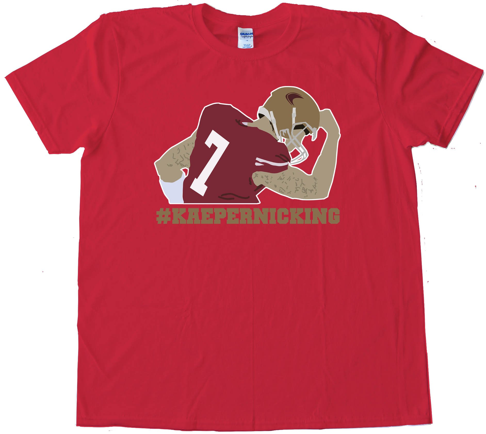 Kaepernicking 49Ers Quarterback -- Tee Shirt