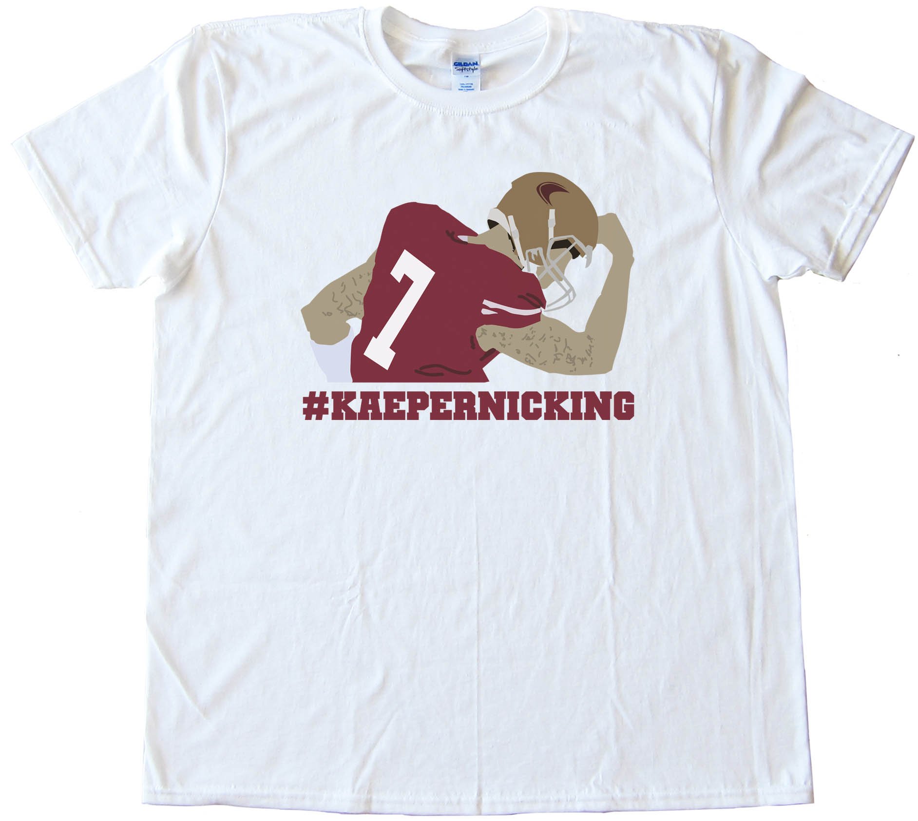 Kaepernicking 49Ers Quarterback -- Tee Shirt